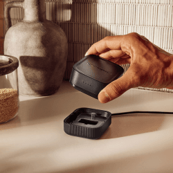 Image showing the Cordless Charging Dock, Matt Black product.