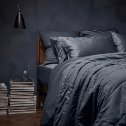 Image showing the Luxe Cotton Pair of Standard Pillowcases, Ink product.