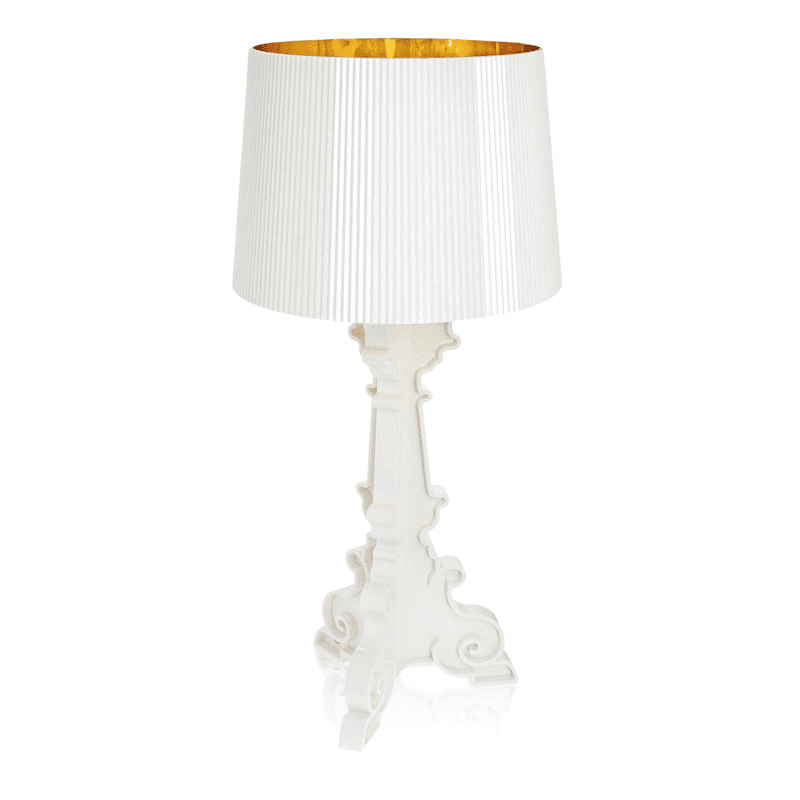 Ferruccio Laviani 2004 Bourgie Lamp, White/Gold