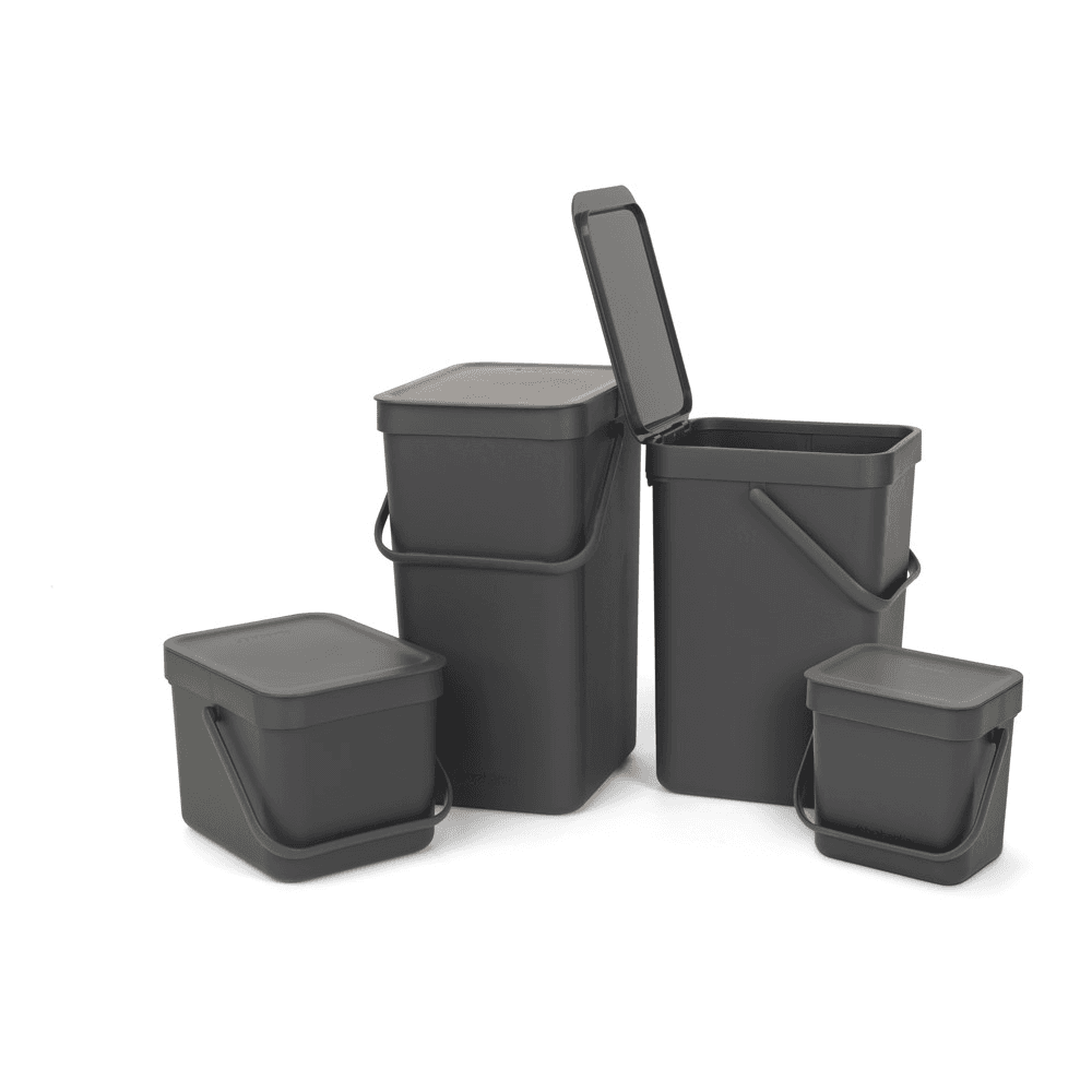 Sort & Go Bin, 6L, Grey