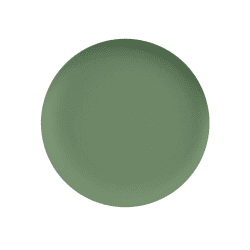 Image showing the Mediterranean Garden Melamine Dinner Plate, D27cm, Turf Green product.