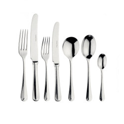 Image showing the Rattail 7 piece place setting, Stainless Steel product.