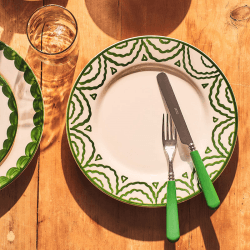 Image showing the Tabla Set of 2 Dinner Plates, D28cm, Green product.