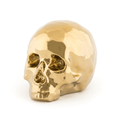 Image showing the Skull, Memorabilia, Gold product.