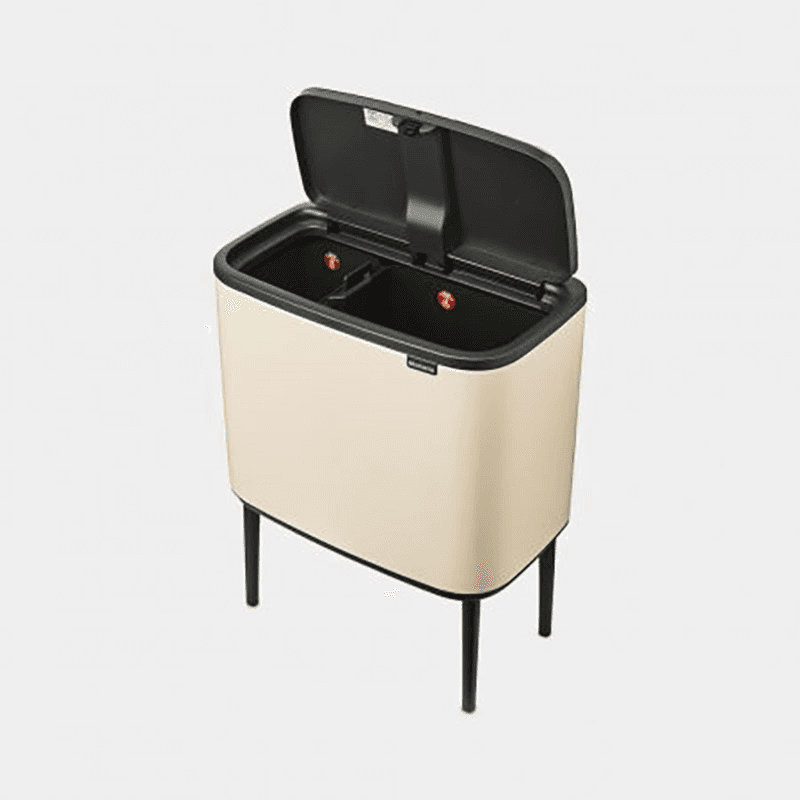 Bo Touch Bin, 11 + 23L, Soft Beige