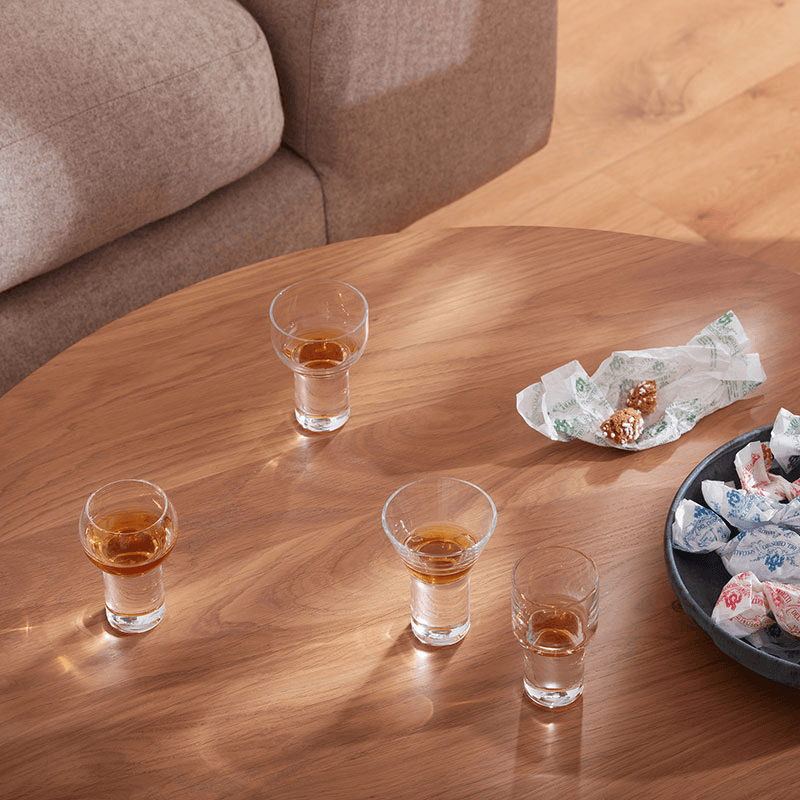 Boris Set of 4 Liqueur Glasses, 60 - 90ml, Clear