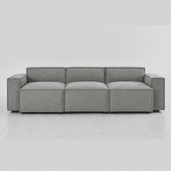Image showing the Model 03 3 Seater Linen Sofa, Shadow product.