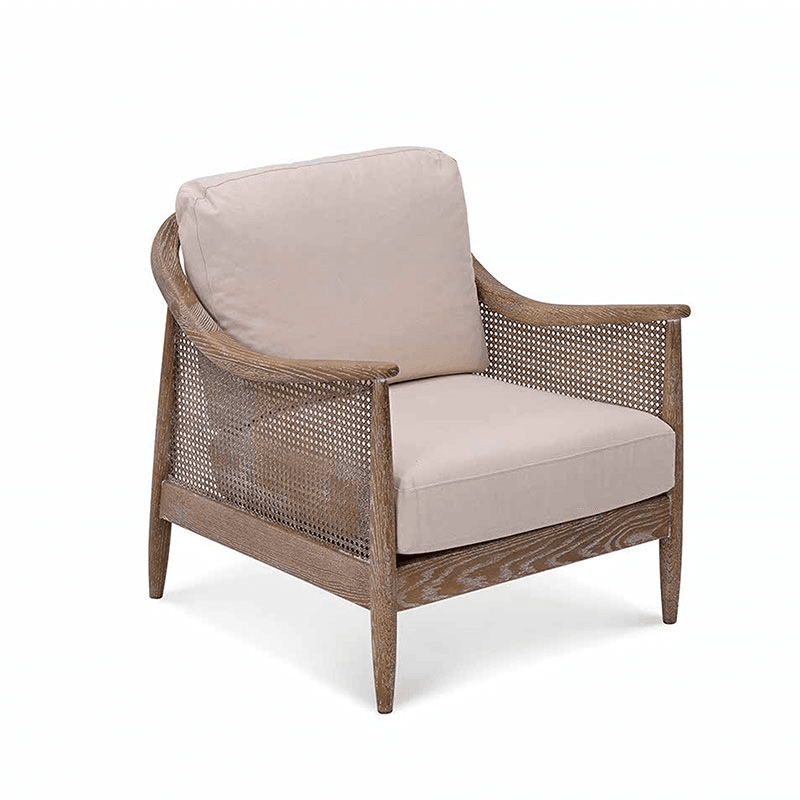 Templecombe Rattan Armchair, Oatmeal