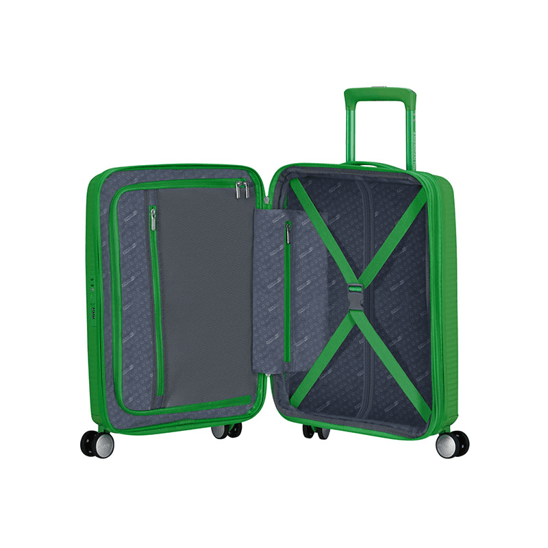 Soundbox Cabin Suitcase, H55 x L40 x W20/23cm, Grass Green
