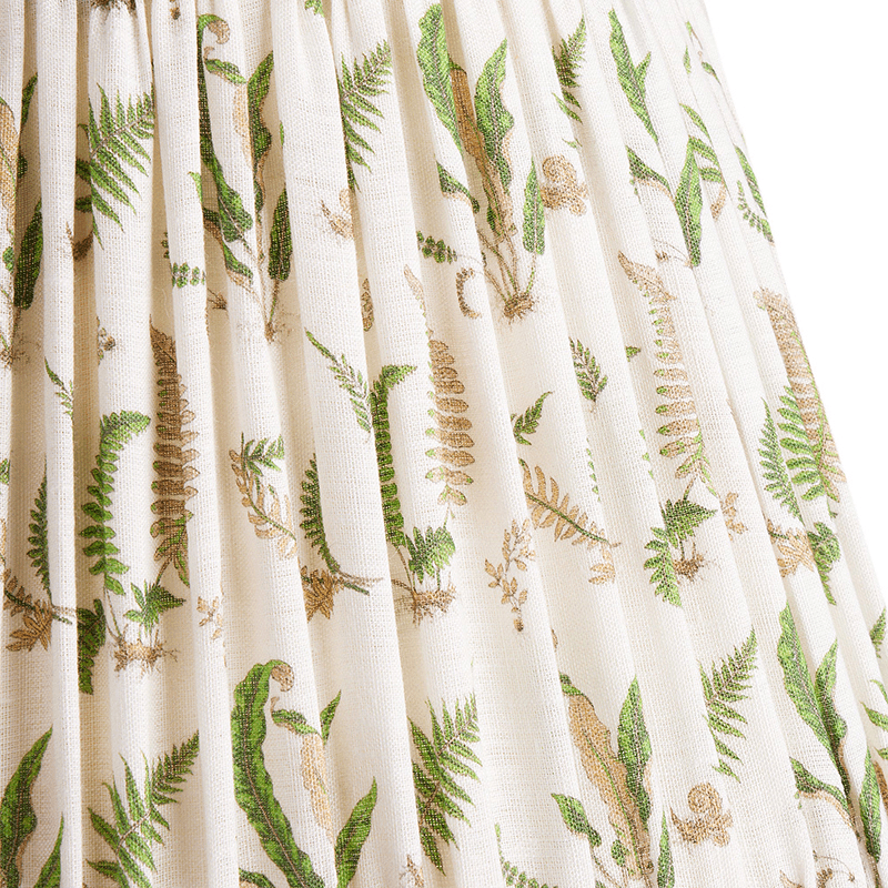 Empire Straight  Shade Ferns Linen By GP & J Baker, 30cm, Emerald