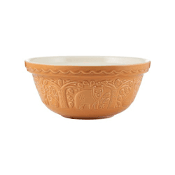 Image showing the In The Forest Mixing Bowl, H10.8 x W24.3 x L24.3, Ochre product.