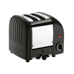 Image showing the Classic Vario 2 slot toaster, Black product.