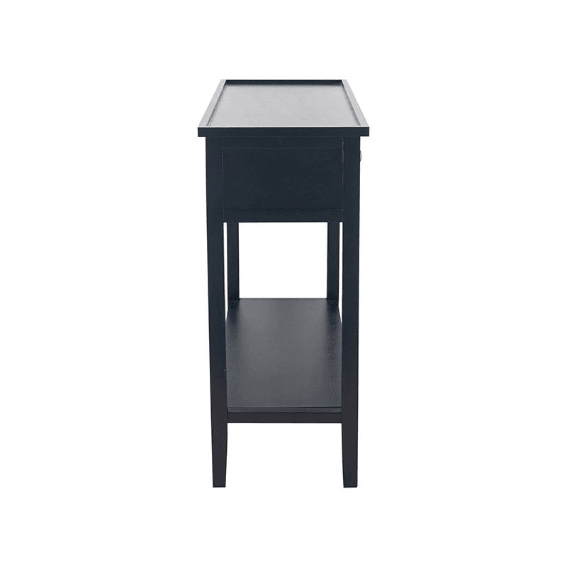 Chelmsford Console Table, Satin Black