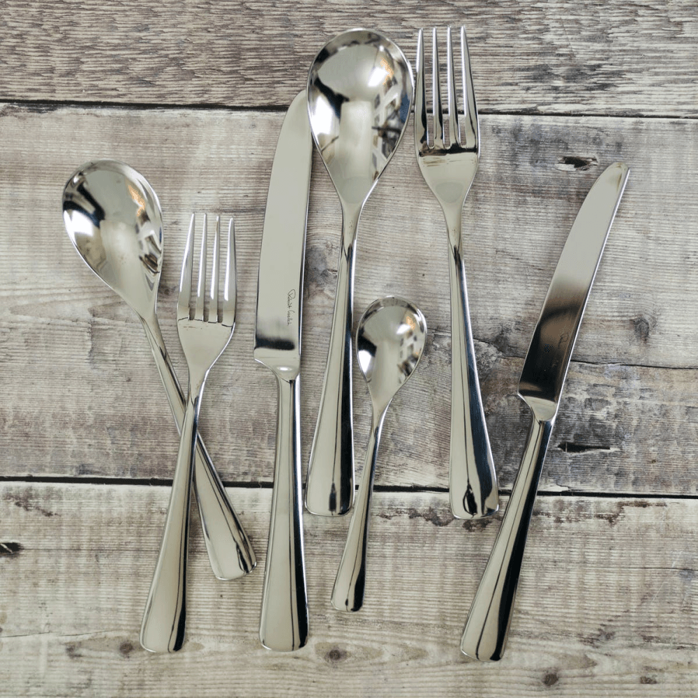 Malvern Bright 24 piece cutlery set, Stainless Steel