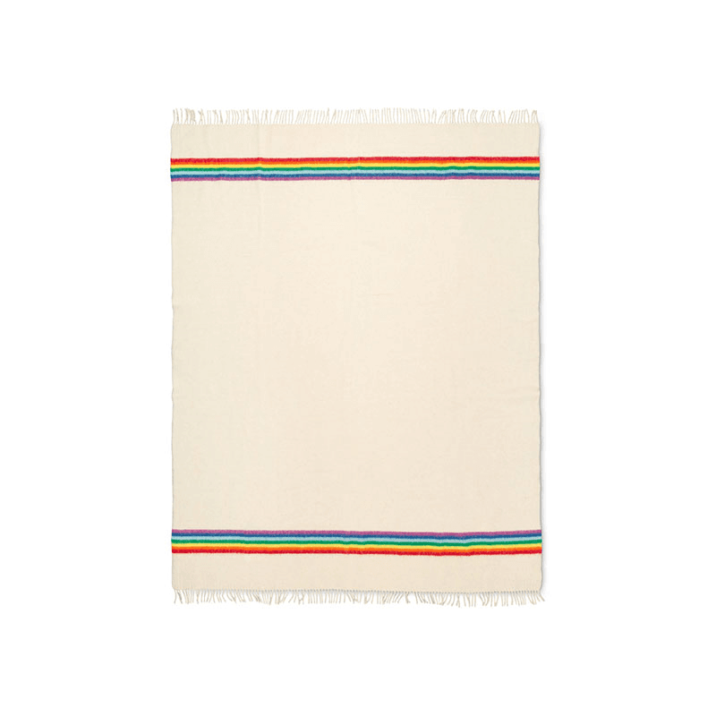 Lana Arco Wool Blanket, 180 x 140cm, Multi-colour