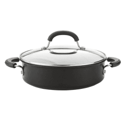 Image showing the Total Casserole Pan, 24cm - 2.8 litre, Hard Anodized Aluminium product.