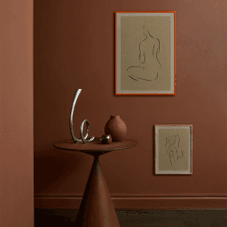 Image showing the Grace III Framed Print, 30 x 40cm, Beige product.
