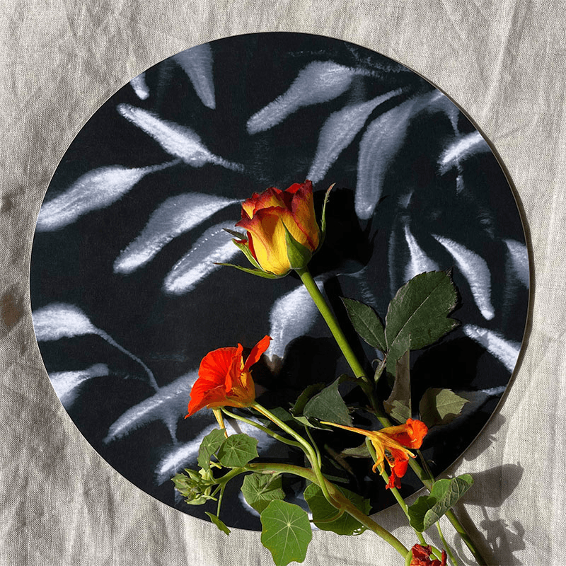 Amongst Placemat, D28cm, Black Navy