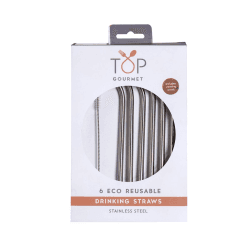 Image showing the Reuseable metal straws, Stainless Steel product.
