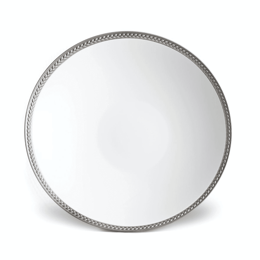 Soie Tressee Soup/ Pasta Bowl, Platinum