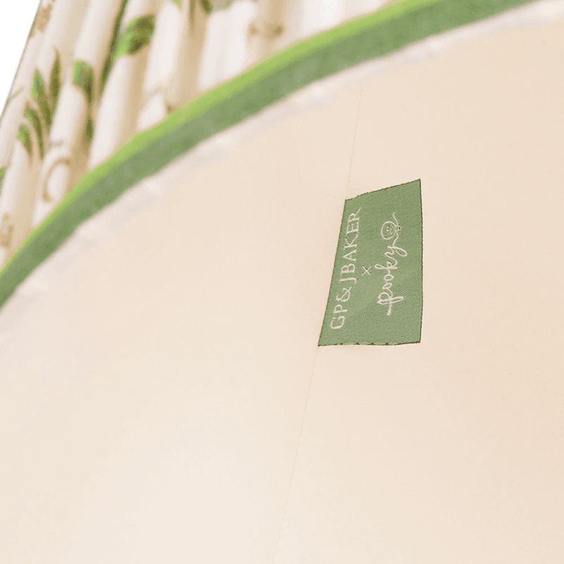 Empire Straight  Shade Ferns Linen By GP & J Baker, 30cm, Emerald
