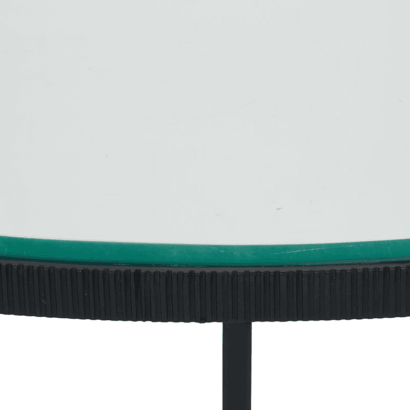 Marazzi Half Moon Console Table, Black