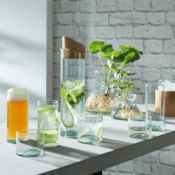 Image showing the Canopy Set of 4 tumbler, 350ml, clear product.