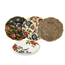 Image showing the Creatures of Curiosity Cake Plates Set of 4, Multi product.