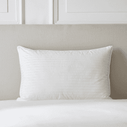 Image showing the Luxury Hungarian Goose Down Pillow, Medium, White product.