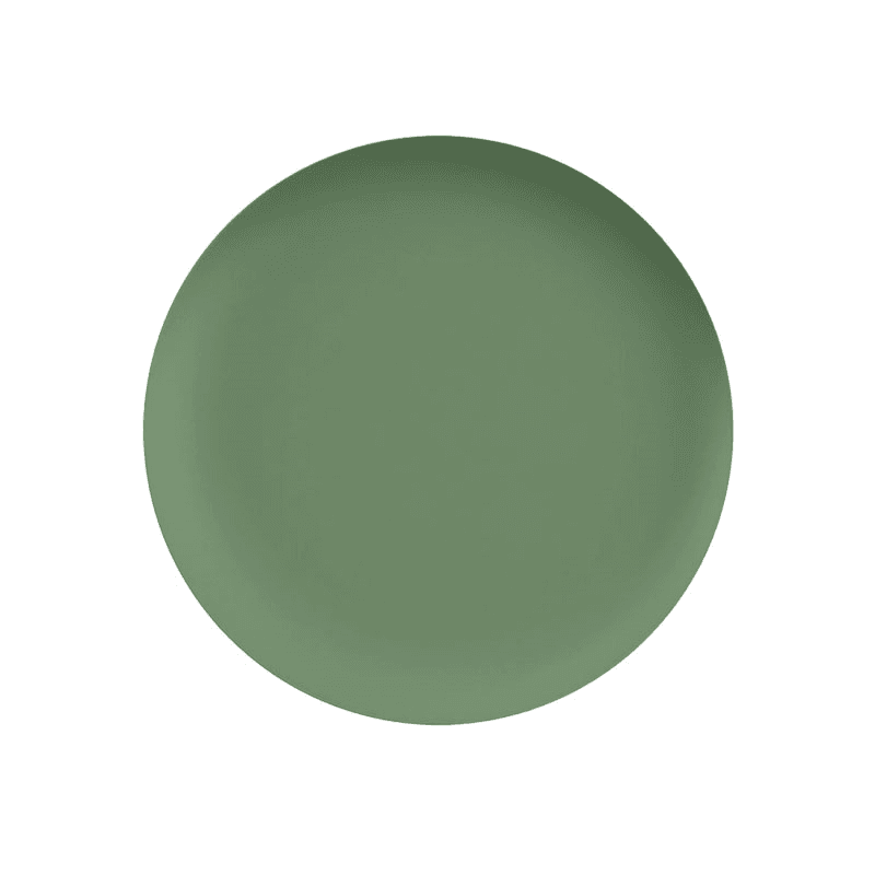 Mediterranean Garden Melamine Dinner Plate, D27cm, Turf Green