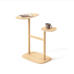 Image showing the Swivo Side Table, Natural product.
