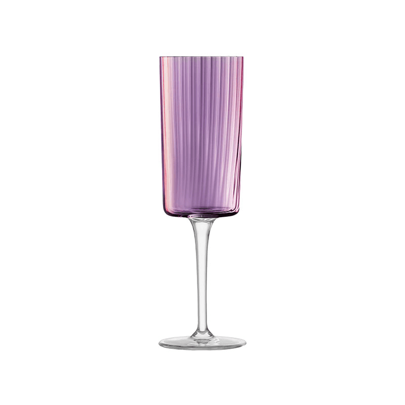 Gems Set of 4 Champagne Flutes, 210ml, Garnet
