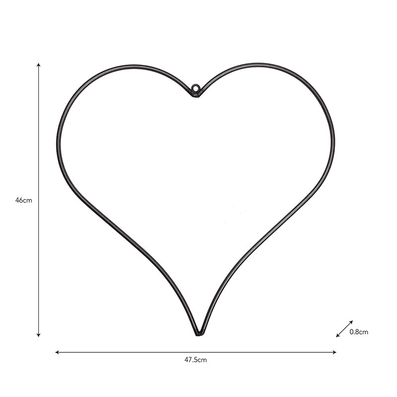 Farringdon Heart Wall Display, Grey