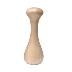 Image showing the Flo Large salt and pepper grinder, H24 x W8cm, Beech product.