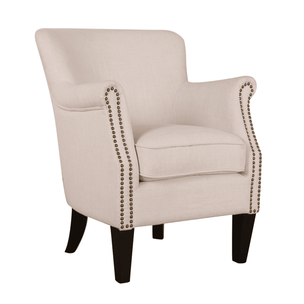Greyhound Armchair, H78 x W65 x D76cm, Cream