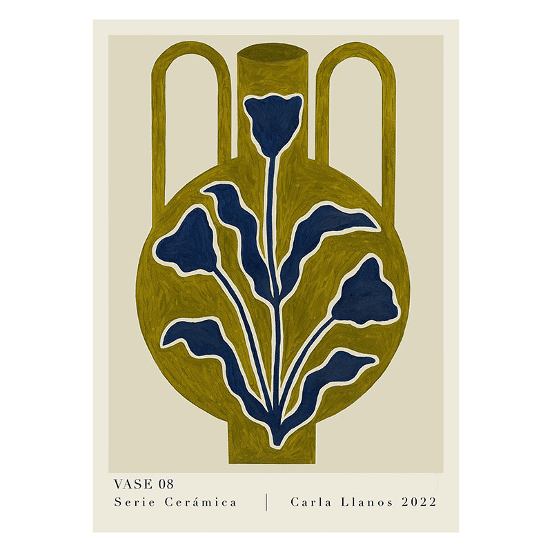 Carla Llanos Vase 08 print, 50 x 70cm