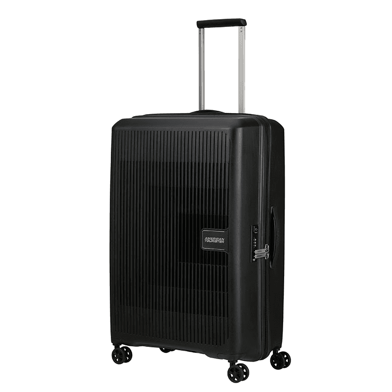 Aerostep Suitcase, H77 x L50 x W29/32cm, Black