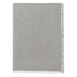 Image showing the Thyme Throw, H180cm x W130cm, Grey product.