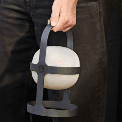 Image showing the Solar Lantern, H25cm, Black product.