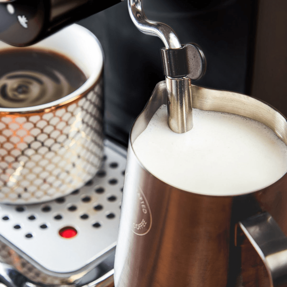 Retro Espresso Machine, Black