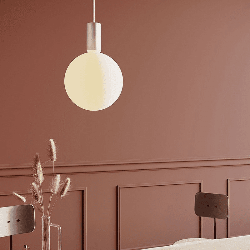 Sphere G200 8W 2000K to 2800K E27 LED Bulb, Matte Porcelain