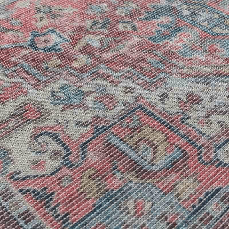 Kaya Traditional Classic Iman Rug, 120 x 170cm, Red, Blue, Multi