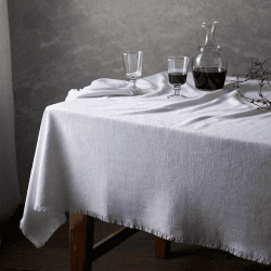 Image showing the Camber Soft Wash Tablecloth, 230 x 140cm, Natural product.
