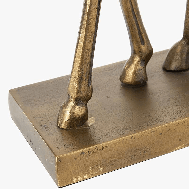 Savanna Giraffe Lamp Base, H56.5cm, Antique Brass