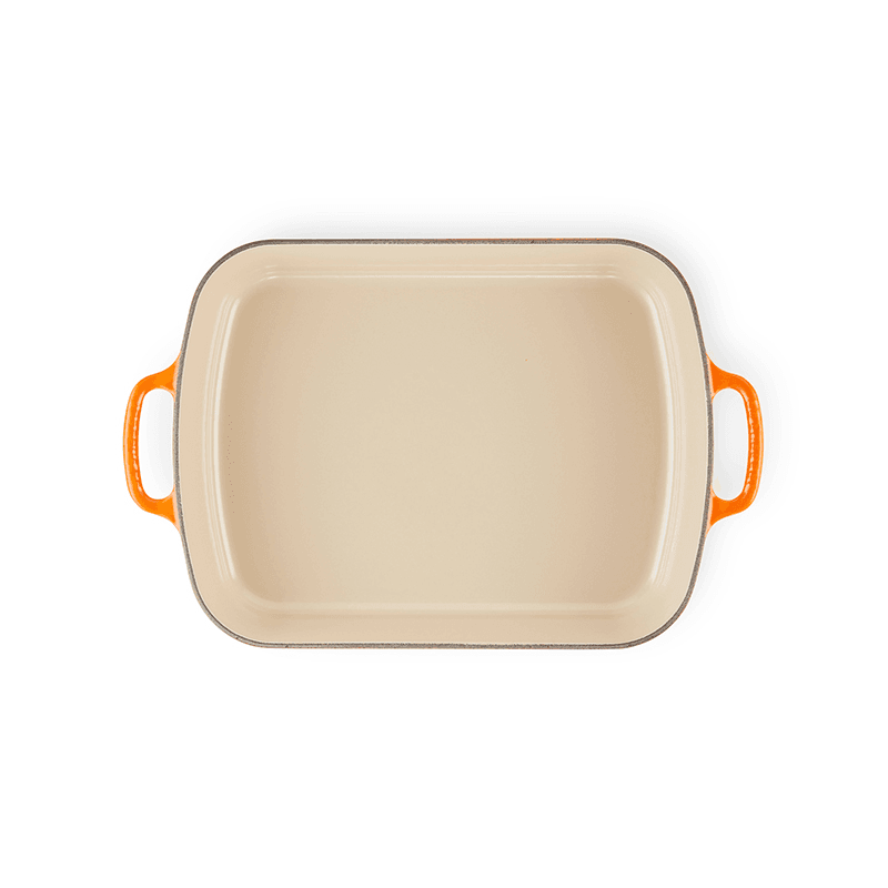 Signature Cast Iron Rectangular roaster, 33cm - 4.9 litre, Volcanic