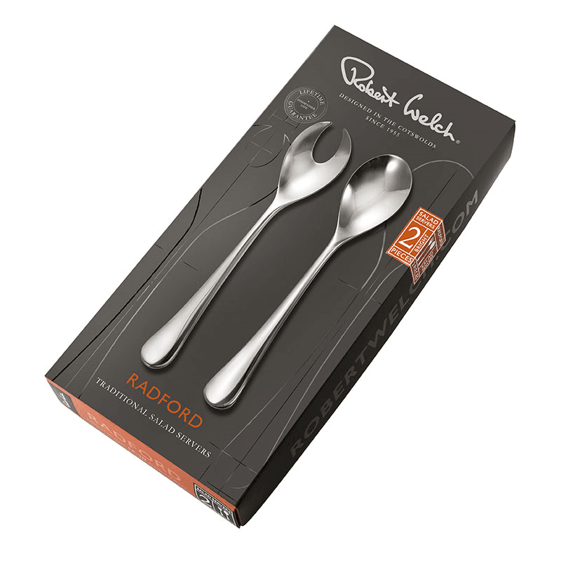 Radford Traditional Salad Servers, Stainless Steel