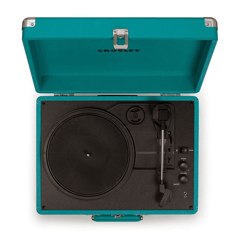 Cruiser Deluxe Plus Portable Turntable, Teal