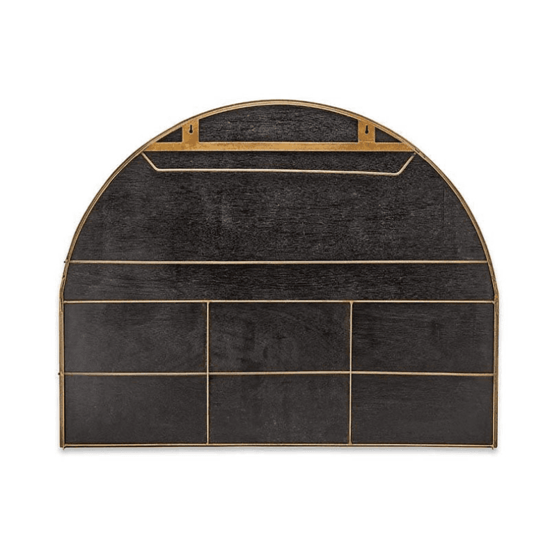 Imoma Overmantle Arch Mirror, H100 x W80cm, Brass