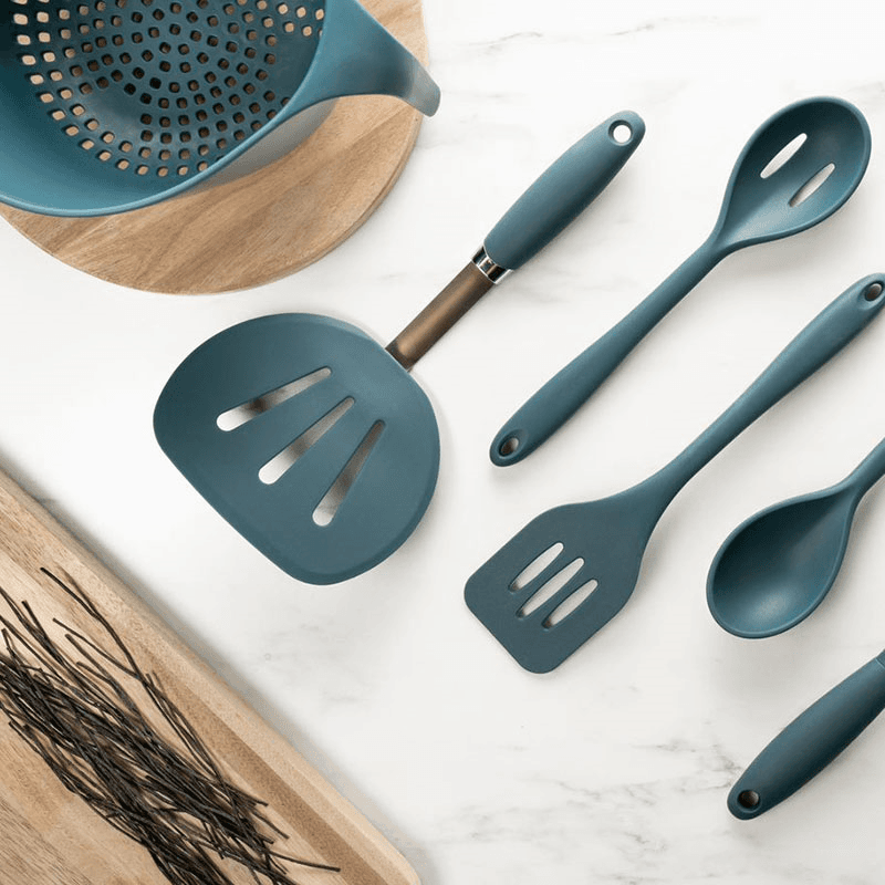 Mixing Bowl & Colander Set, Blue