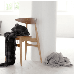 Image showing the Superior Plaid Throw, H200cm x W130cm, Light Grey/White product.